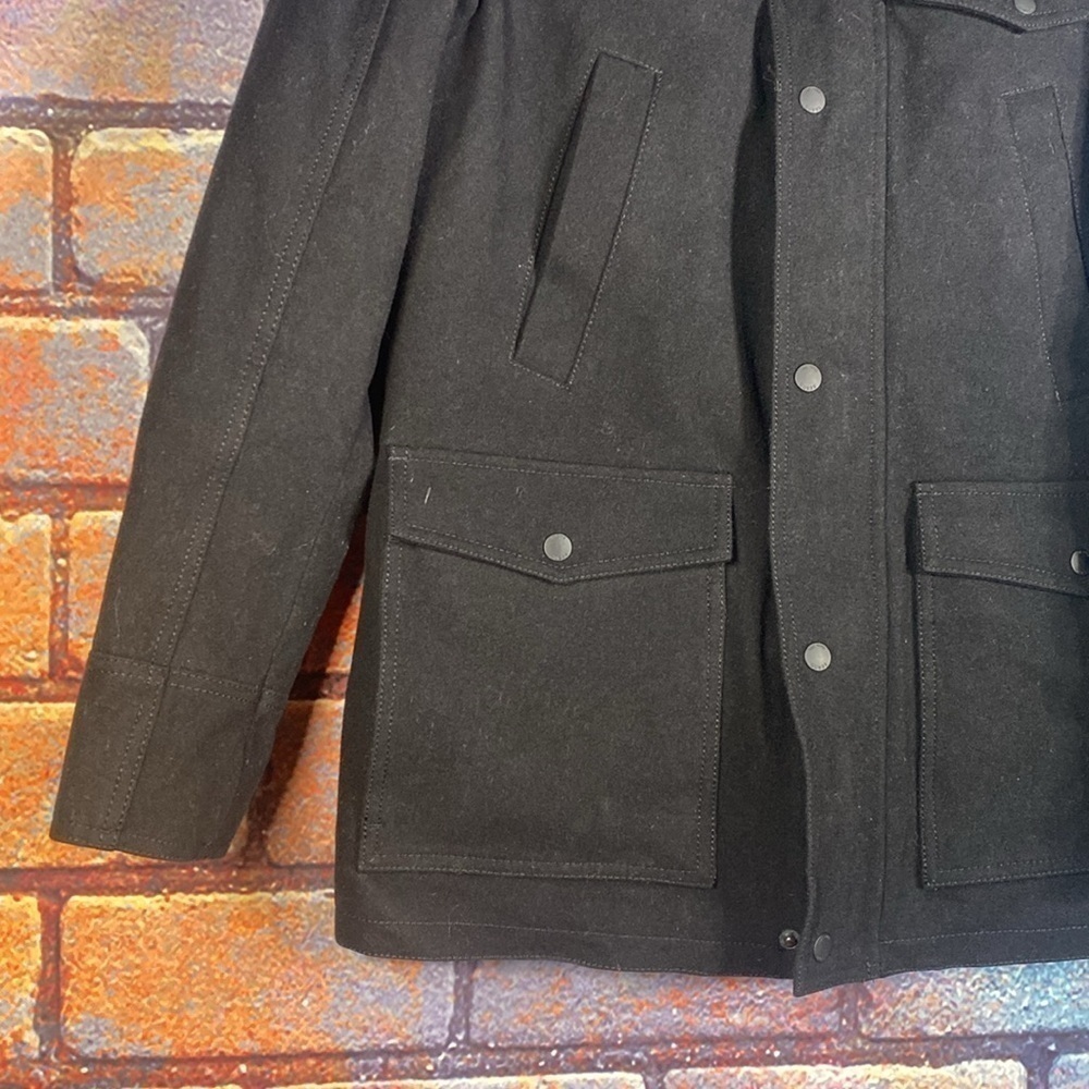Guess Men’s Formal Jacket Quilted Black Medium - Picture 2 of 8